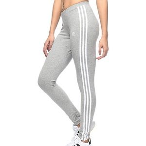 Adidas Originals 3 Stripe Leggings Grey